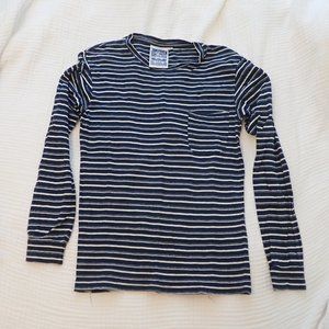 Jungmaven Long Sleeve Striped Hemp Tee
